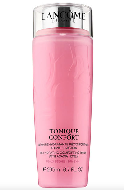 Honey & Propolis Skin Care Products: Lancôme Tonique Confort Re-Hydrating Comforting Toner with Acacia Honey 