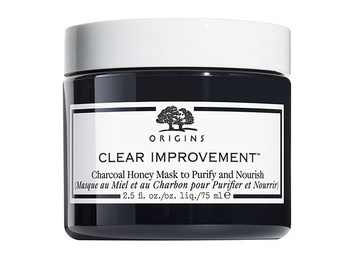 Honey & Propolis Skin Care Products: Origins Clear Improvement Charcoal Honey Mask