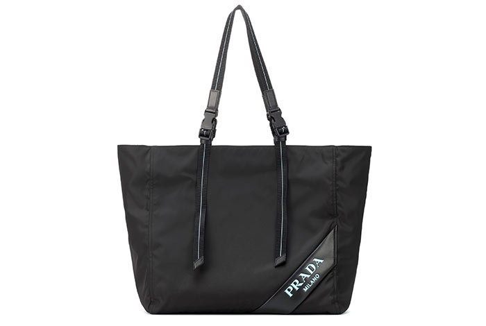 Best Gym Bags for Women: Prada Nylon Tote Workout Bag