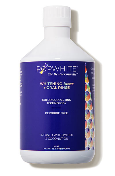 Best Teeth Whitening Kits, Strips & Pens: Popwhite Whitening Toner Oral Rinse 