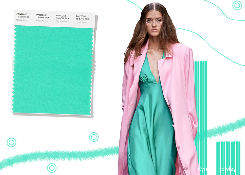 Pantone Spring/ Summer 2020 Colors Trends: Biscay Green