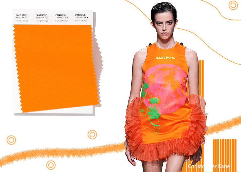 Pantone Spring/ Summer 2020 Colors Trends: Flame Orange