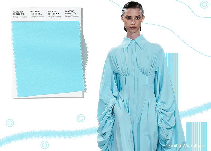 Pantone Spring/ Summer 2020 Colors Trends: Tanager Turquoise 