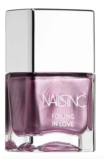Best Chrome Metallic Nail Polish Colors: Nails Inc. Foiling In Love Chrome Nail Polish in Space Space Baby