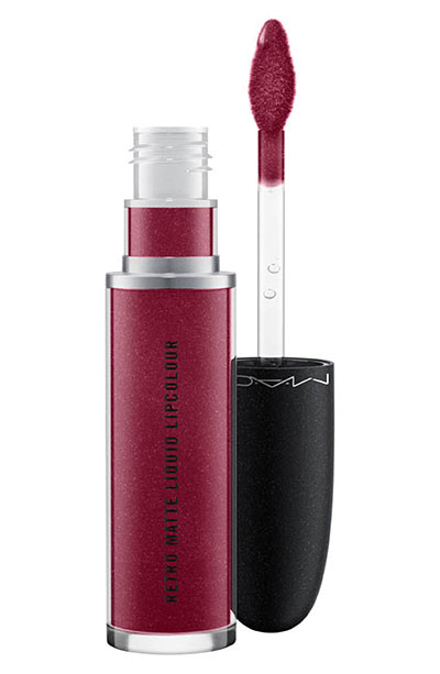 Best Metallic Lipstick Colors: MAC Retro Matte Metallic Liquid Lipcolor in Crowned
