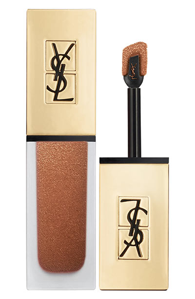 Best Metallic Lipstick Colors: Yves Saint Laurent Tatouage Couture Metallics Liquid Lipstick in 103 Tribal Copper 