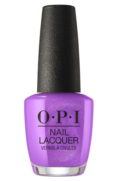 Best Purple Nail Polish Colors: OPI Nail Lacquer in Samurai Breaks A Nail 
