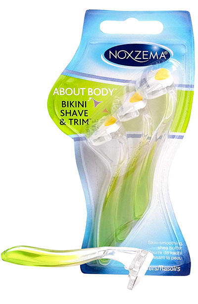 Best Razors for Women: Noxzema Bikini Plus Shave and Trim Disposable Shavers