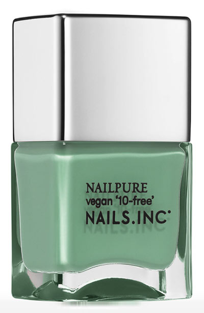 Best Green Nail Polish Colors: Nails Inc. Nail Pure Nail Polish in Woke Dreams