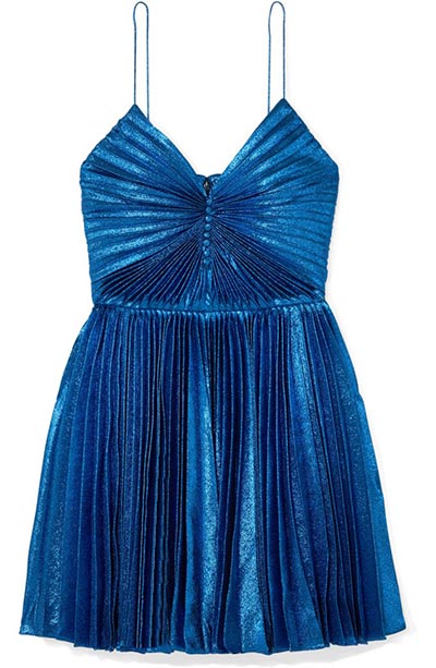 Pantone Color of the Year 2020: Classic Blue Saint Laurent Dress