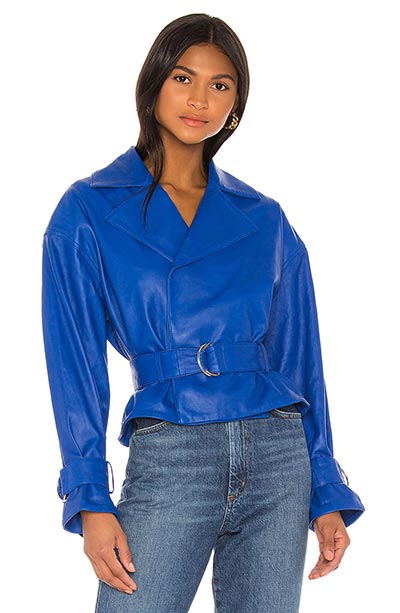Pantone Color of the Year 2020: Classic Blue Song of Style Leather Jacket