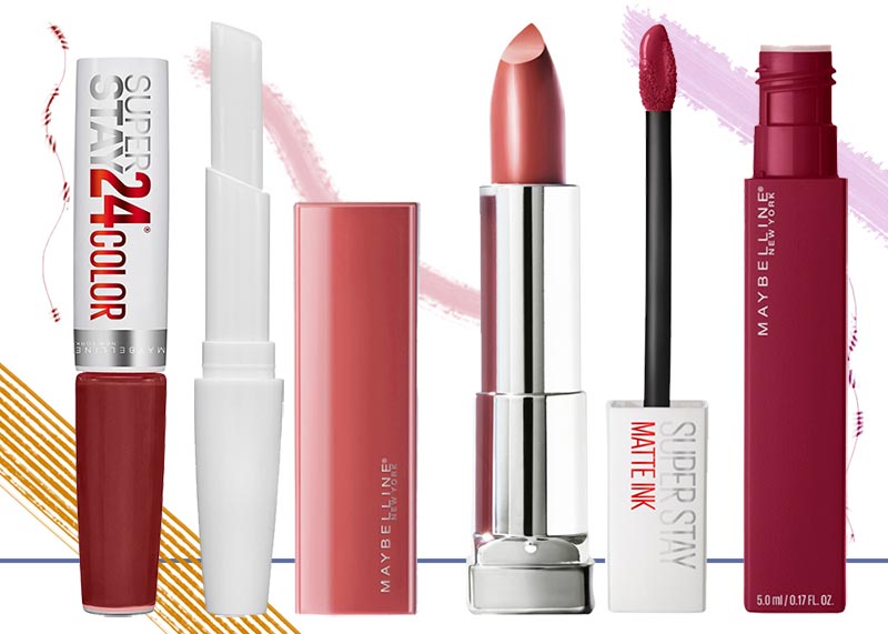 Best Lipstick Brands: Maybelline Lipsticks