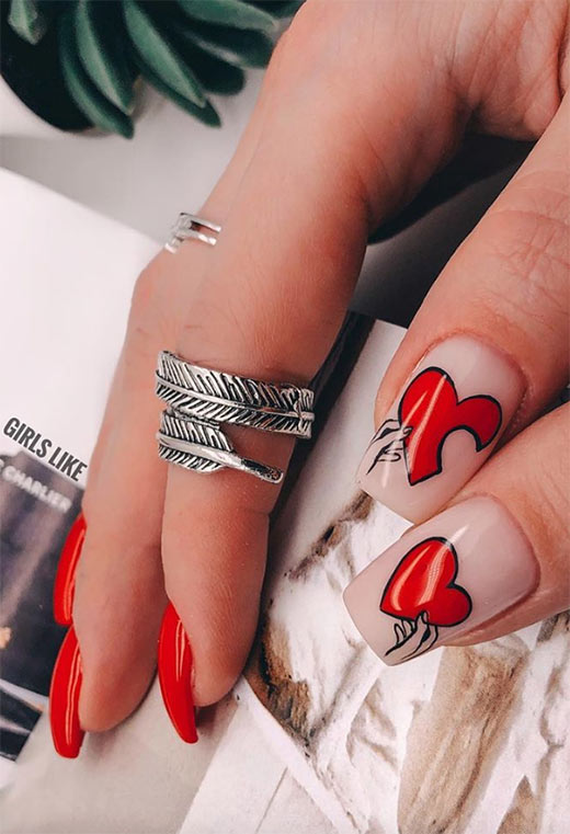 Valentine's Day Nails: Valentine's Day Nail Designs