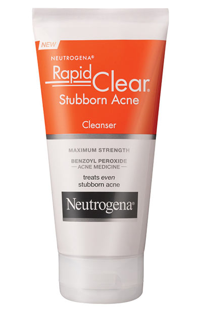 Best Acne Face Wash/ Cleansers for Dry Skin: Neutrogena Rapid Clear Stubborn Acne Cream Cleanser