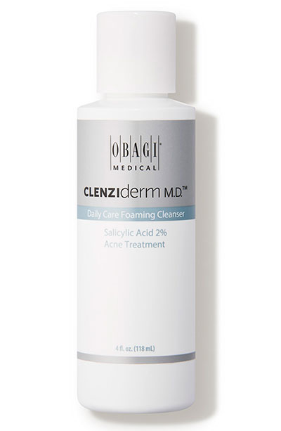 Best Acne Face Wash/ Cleansers for Oily Skin: Obagi CLENZIderm M.D. Daily Care Foaming Cleanser