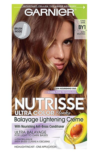 Best Dark Blonde Hair Dye Options: Garnier Nutrisse Ultra Color Nourishing Hair Color Creme in Icing Swirl BY1 