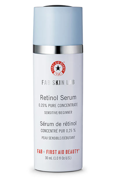 Best Winter Skin Care Products: First Aid Beauty Fab Skin Lab Retinol Serum 0.25% Pure Concentrate