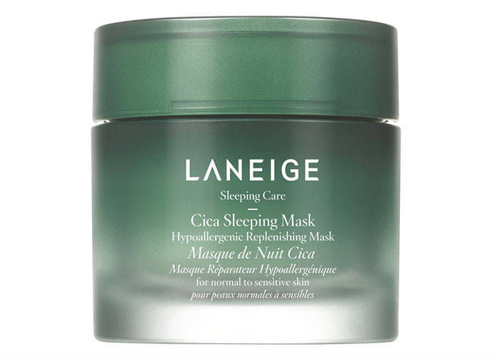 Best Winter Skin Care Products: Laneige Hypoallergenic Cica Sleeping Mask 