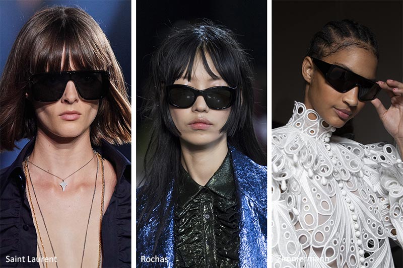 Spring/ Summer 2020 Sunglasses Trends: Black-on-Black Sunglasses