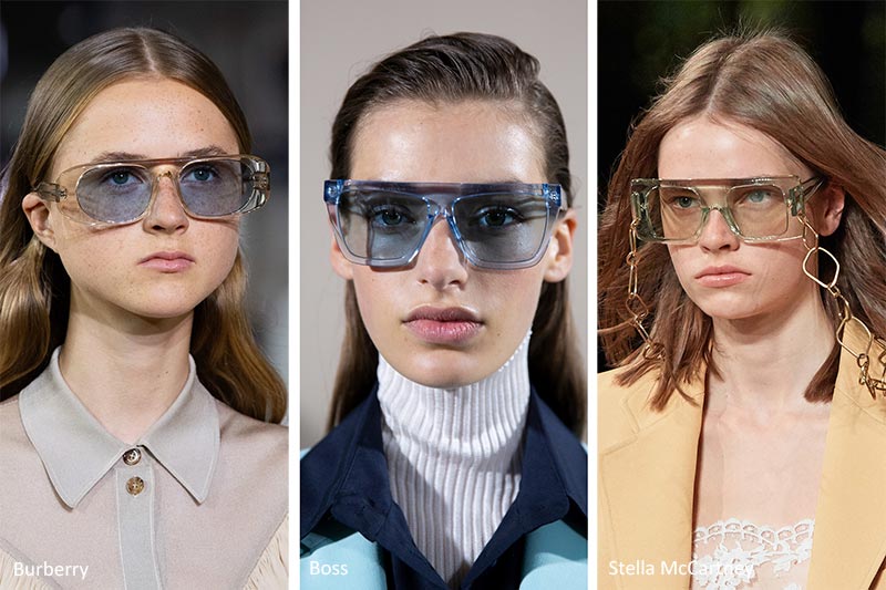 Spring/ Summer 2020 Sunglasses Trends: Sunglasses with Transparent Frames & Clear Lenses