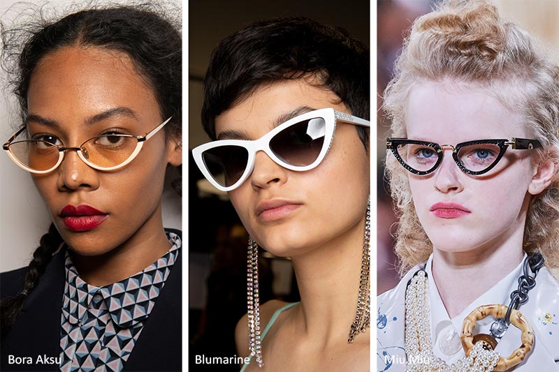 Spring/ Summer 2020 Sunglasses Trends: Sunglasses with Triangle Lenses