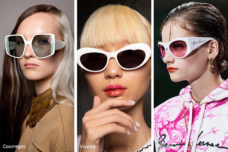 Spring/ Summer 2020 Sunglasses Trends: Sunglasses with White Frames