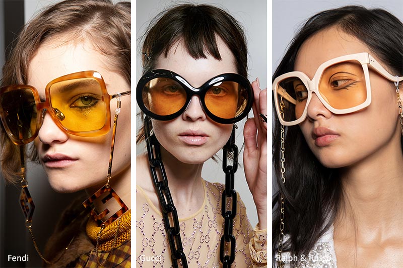 Spring/ Summer 2020 Sunglasses Trends: Sunglasses with Yellow Lenses