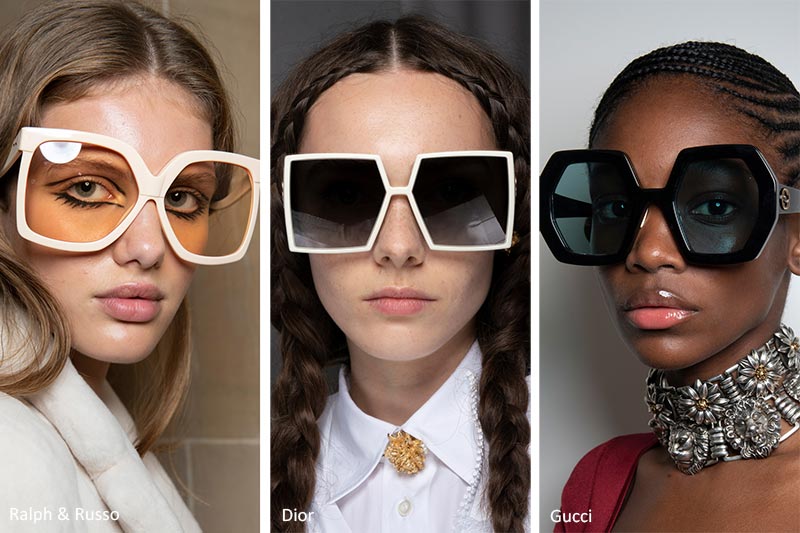 Spring/ Summer 2020 Sunglasses Trends: Unique Oversized Sunglasses