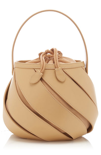 Best Designer Nude Bags: Mlouye Helix Nude Handbag
