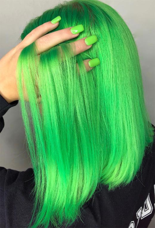Best Green Hair Color for Your Skin Tone