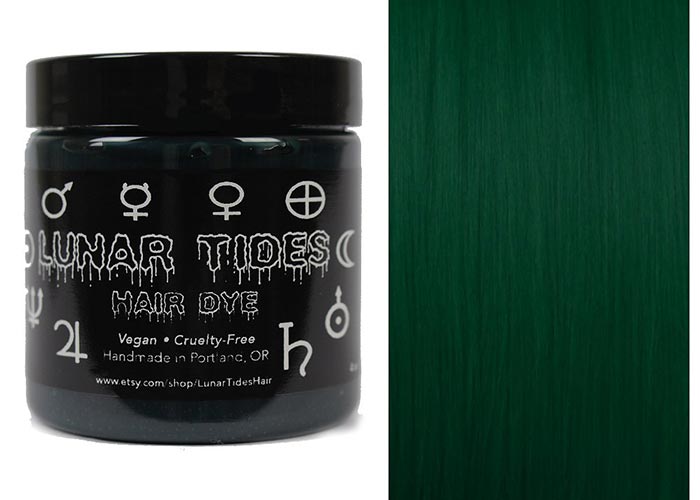 Best Green Hair Dye Kits: Lunar Tides Hair Dye in Juniper Dark Forest Green 