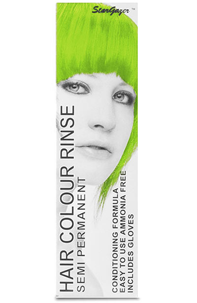Best Green Hair Dye Kits: StarGazer Semi Permanent Hair Color in UV Green