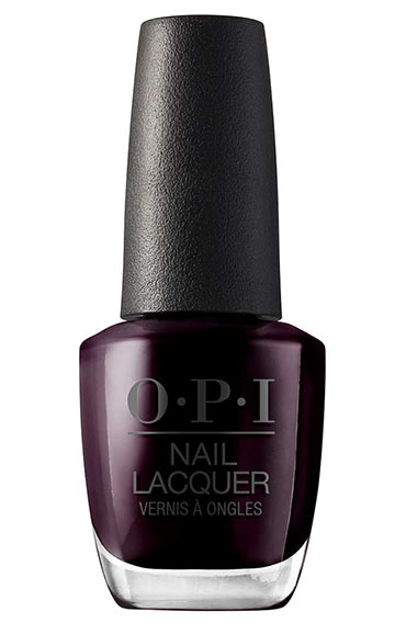Best Nail Colors for Ballerina/ Coffin Nails: OPI Black Cherry Chutney