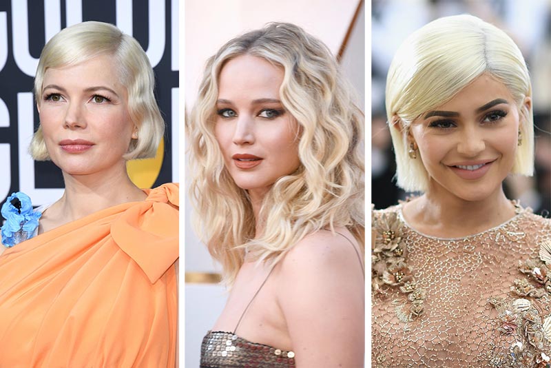 Celebrities Wearing Platinum Hair Color