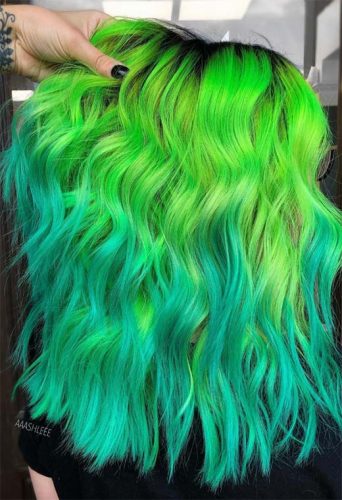 63 Offbeat Green Hair Color Ideas in 2022 to Inspire - Glowsly