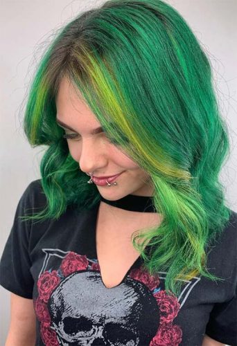 63 Offbeat Green Hair Color Ideas in 2022 to Inspire - Glowsly