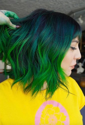 63 Offbeat Green Hair Color Ideas in 2022 to Inspire - Glowsly