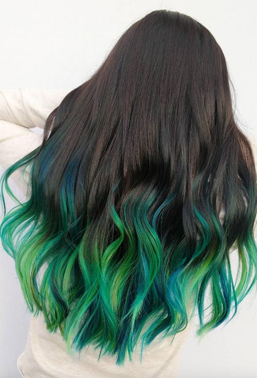 Green Hair Color Shades: Green Hair Dye Tips