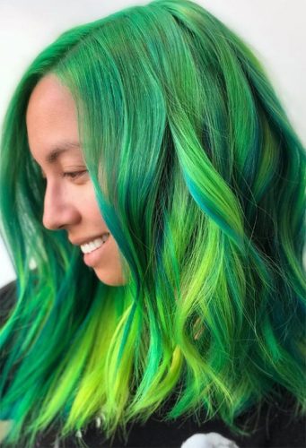 63 Offbeat Green Hair Color Ideas in 2022 to Inspire - Glowsly