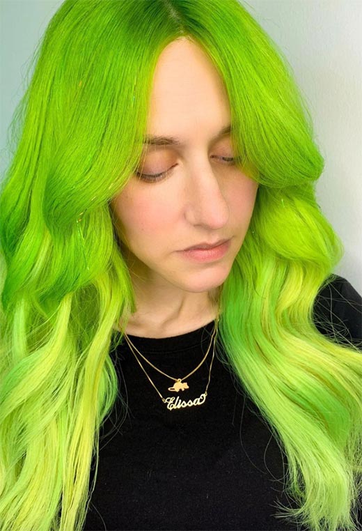 How to Color Hair Green