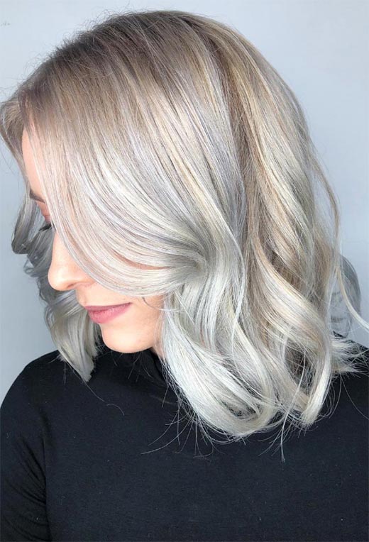 59 Icy Platinum Blonde Hair Ideas in 2022: Platinum Hair Color Shades