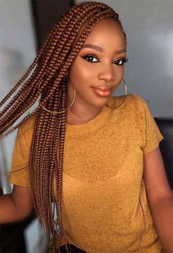 61 Badass Box Braids to Inspire in 2022 - Glowsly