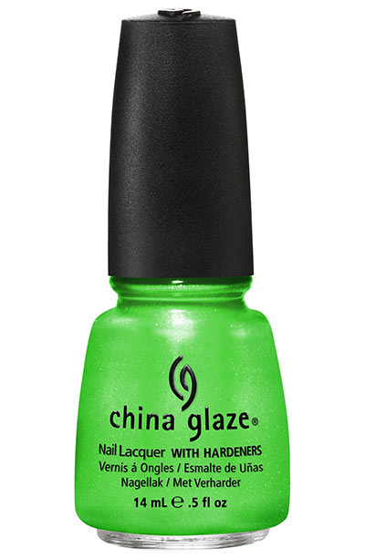 Best Neon Nail Polish Colors: China Glaze Nail Polish in I'm With The Lifeguard