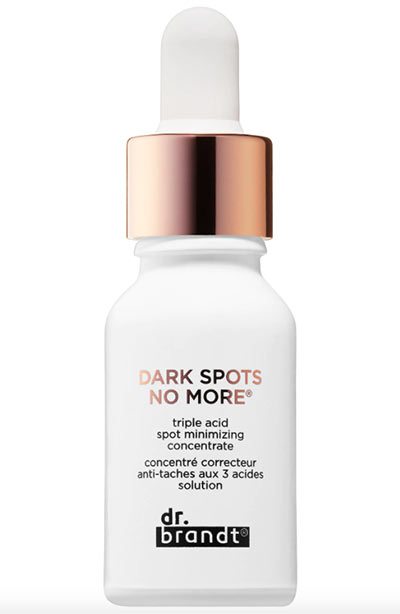 Best Tranexamic Acid Skincare Products: Dr. Brandt Skincare Dark Spots No More Triple Acid Spot Minimizing Concentrate