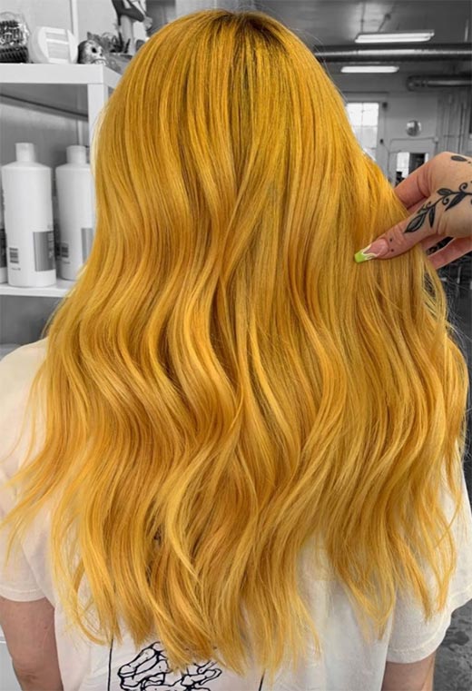 Fashion Tips for Yellow Hair Color