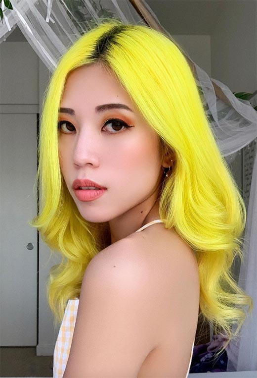 How to Dye Yellow Hair at Home
