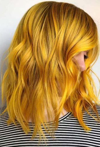 61 Sunshine Yellow Hair Color Shades In 2022 To Liven Up Your Look