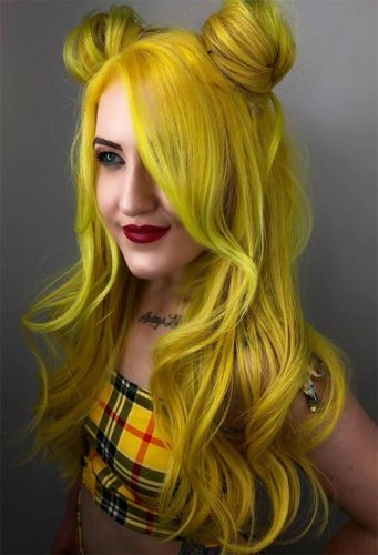 61 Sunshine Yellow Hair Color Shades in 2022 to Liven up Your Look