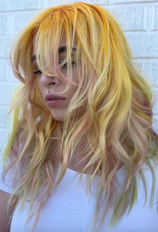 Yellow Hair Color Shades: Yellow Hair Dye Tips