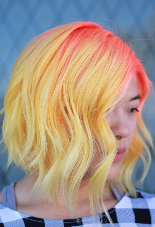 Yellow Hair Color Shades: Yellow Hair Dye Tips